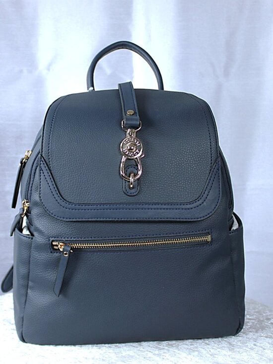 Rosetti Miller Backpack Pacific Navy Blue Pebbled Faux Leather NWT main image 8